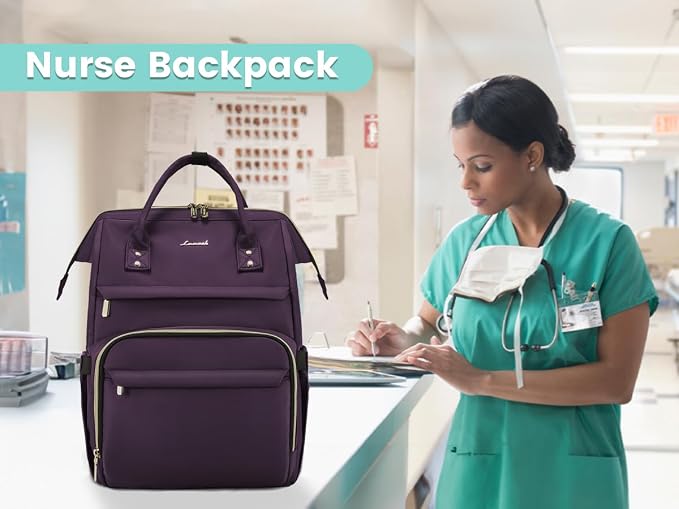 LOVEVOOK College Laptop Backpack, 15.6 Inch Travel Backpack - Image 6