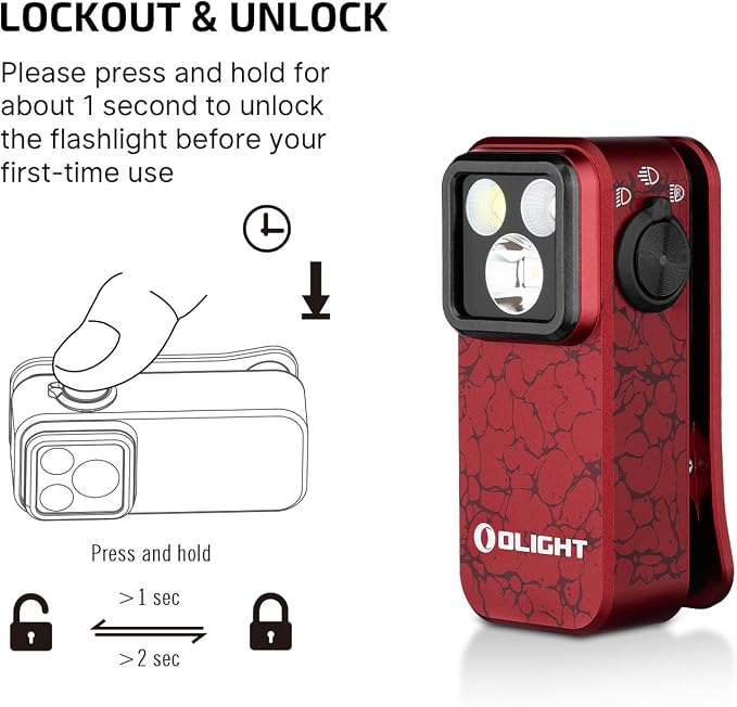 OLIGHT Oclip Pro EDC Flashlight Clip-on Light, Rechargeable 500 Lumens - Image 5