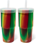 Silipint 32oz Silicone Straw Tumbler – BPA-Free, Unbreakable, Dishwasher Safe – by Silipint