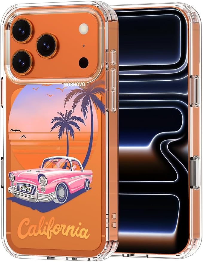 MOSNOVO for iPhone 17 Pro Case, Shockproof Military-Grade Protection 6.6ft Drop by Mosnovo