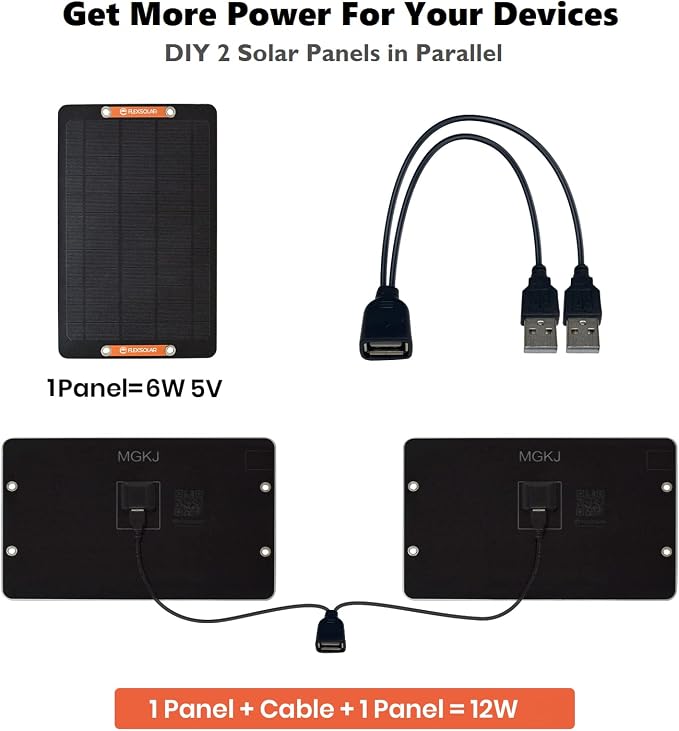 2pcs USB Solar Panel 6W 5V Monocrystalline Mini Solar Panels - Image 6