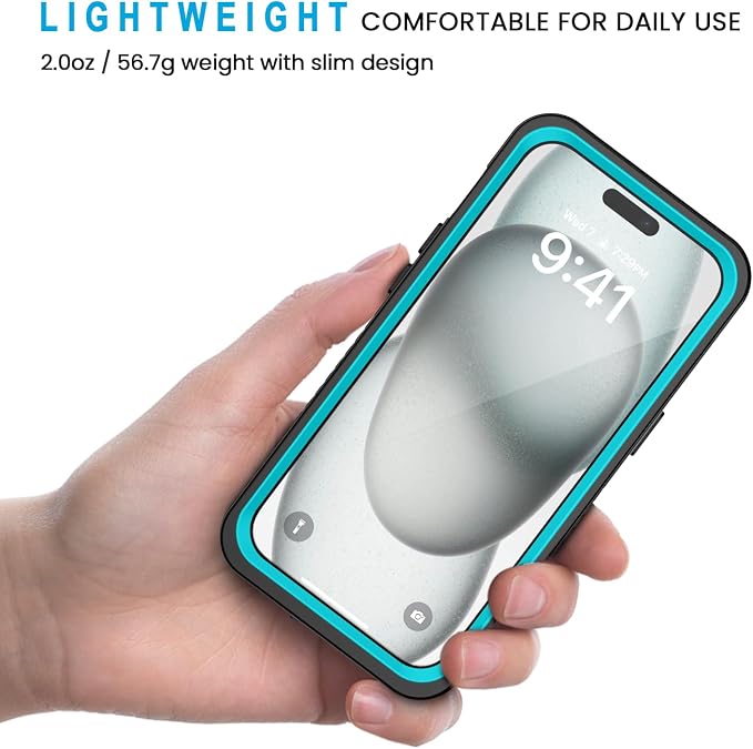Lanhiem for iPhone 15 Plus Case, IP68 Waterproof Dustproof Shockproof Cases - Image 4