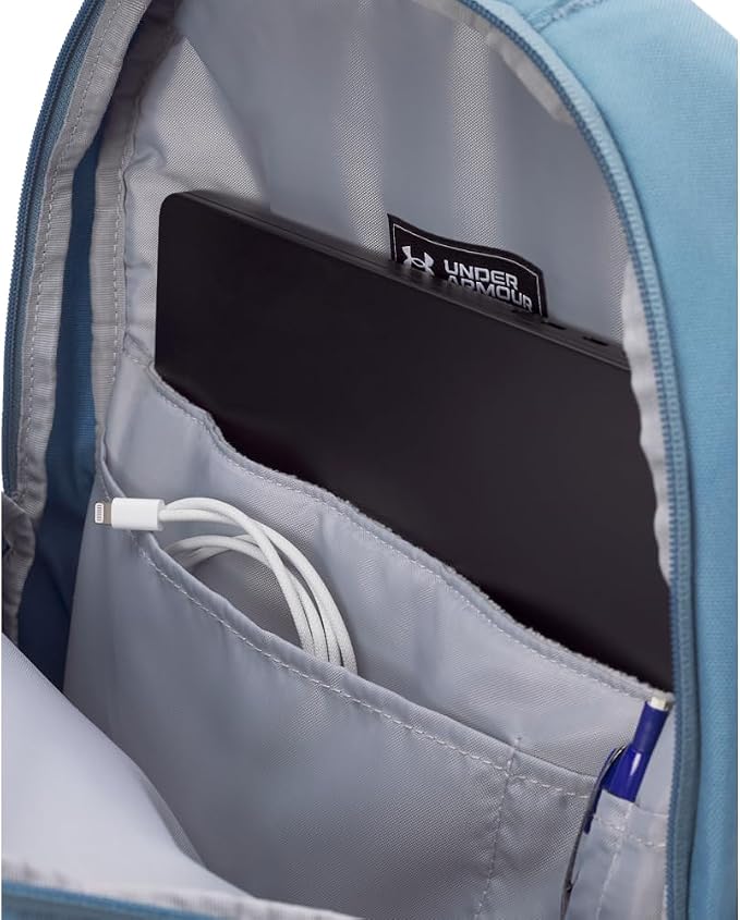 Under Armour Unisex Hustle 6.0 Backpack Blue Smoke/Blue Smoke/Blue Calm One Size - Image 4