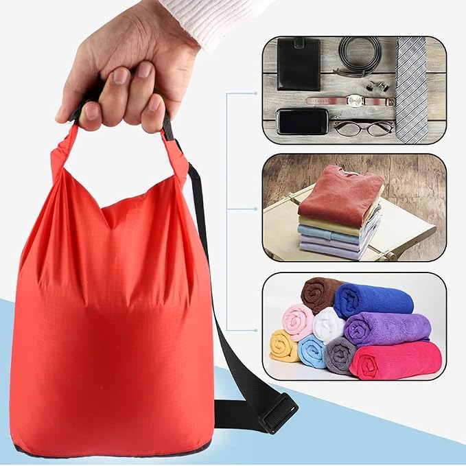 Pimoys 5 Pack Waterproof Dry Sacks, Lightweight Outdoor Dry Bags 20L /12L / - Image 7
