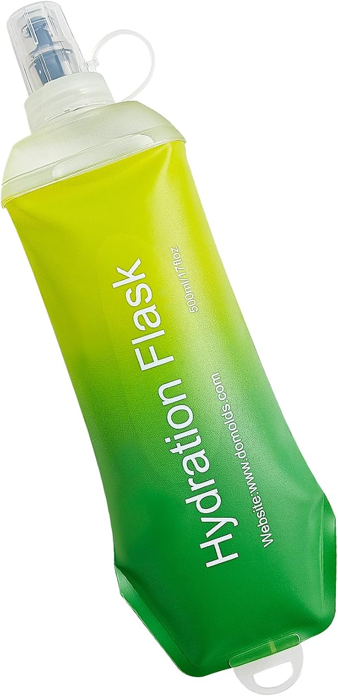 WILDREEDS 500ml Soft Flask, TPU Collapsible Soft Water Bottle by WILDREEDS