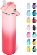 Fijinhom 24oz Insulated Stainless Steel Water Bottle, Wide Mouth Double Wall by Fijinhom