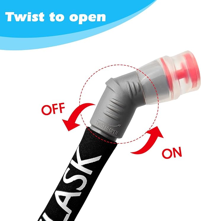 WILDREEDS Replacement Straw for Soft Flask Running Water Bottles for Hiking - Image 3