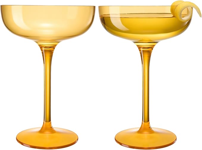 Acrylic Shatterproof Martini, Champagne & Cocktail Unbreakable Glasses | Set of - Image 5