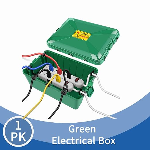 NineLeaf IP54 Waterproof Electrical Box, Outdoor Weatherproof Plug Cover - Image 8