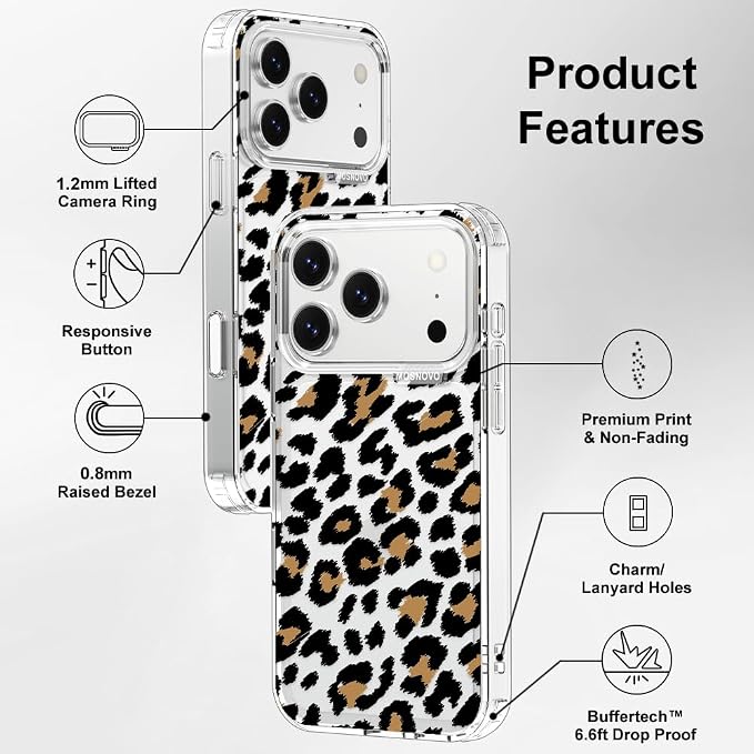 MOSNOVO for iPhone 17 Pro Case | Military Grade 6.6ft Drop Tested | Camera - Image 7