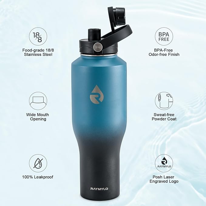 RAYMYLO 40 oz Insulated Water Bottle - Image 5