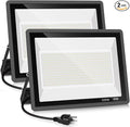YANYCN 2 Pack 500W LED Flood Light Outdoor, 2750W Equivalent Super Bright by YANYCN
