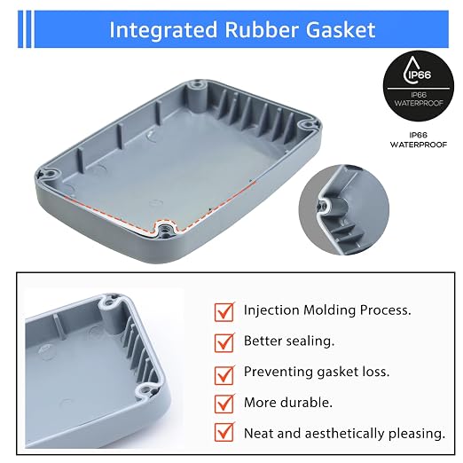 Outdoor Junction Box Waterproof, SuperInk Outdoor Electrical Boxes Weatherproof - Image 4