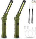Lmaytech Men Tools for Christmas Birthday Gift 2 Packs LED Rechargeable Work by Lmaytech