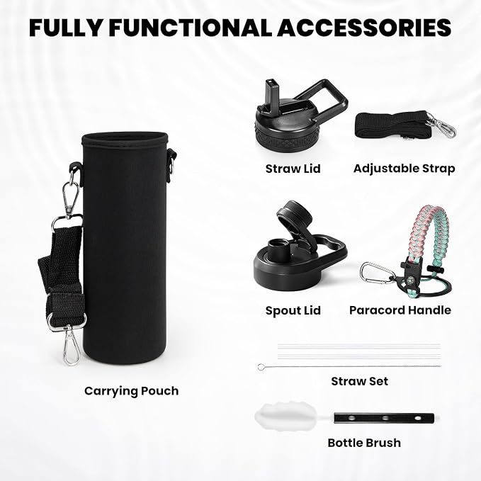 RAYMYLO Insulated Water Bottle 20 oz, Triple Wall Vacuum Stainless Steel - Image 6
