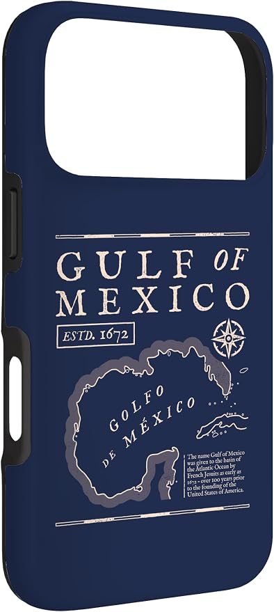 Gulf of Mexico 1672 Historic Map Case - Image 3
