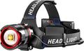 Rechargeable Headlamp 99000 High Lumens, Super Bright LED Head Lamp by LIGHTUPYOURWAY