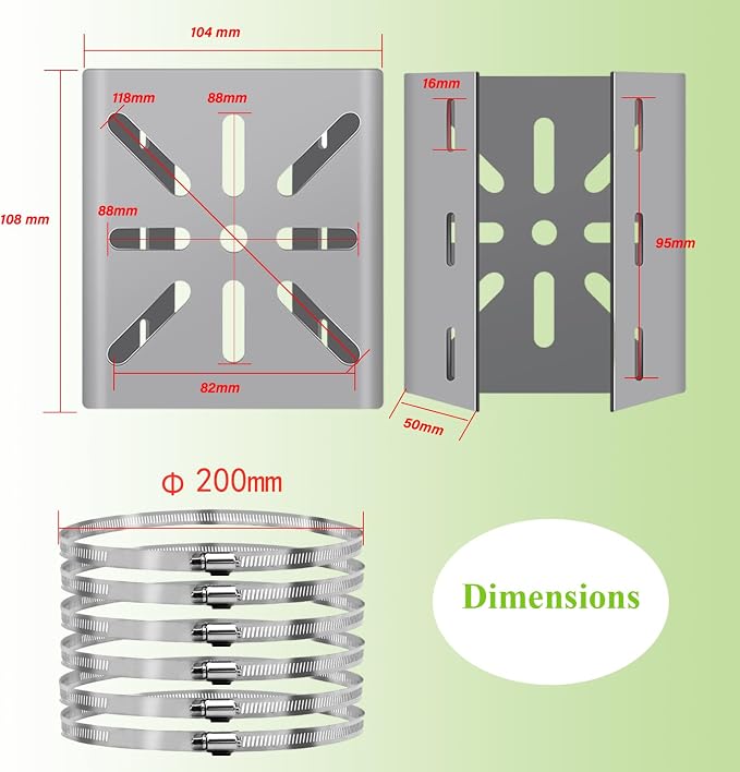 2pcs Universal Wall Mounting Bracket - Image 4
