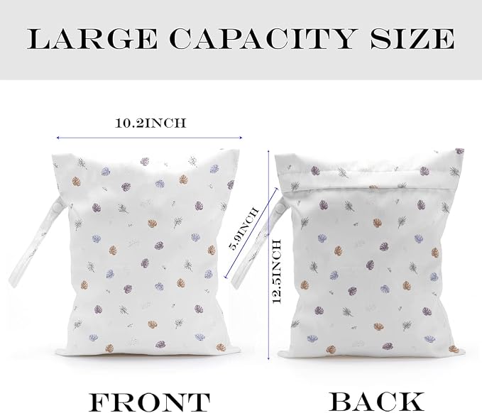 Wet Dry Bag, for Swimsuit, Dirty Yoga Gym Clothes, Makeup Bag, Waterproof - Image 2
