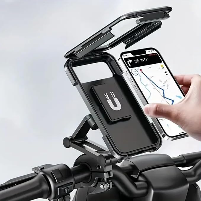 Waterproof Outdoor Sports Bike Phone Mount Case, Bicycle and Motorbike by COCBTKQ