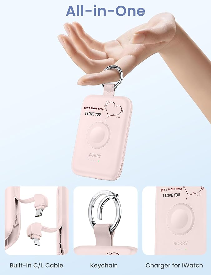 RORRY Portable Charger, 10000mAh PD 20W Fast Charging Portable Charger Power - Image 2