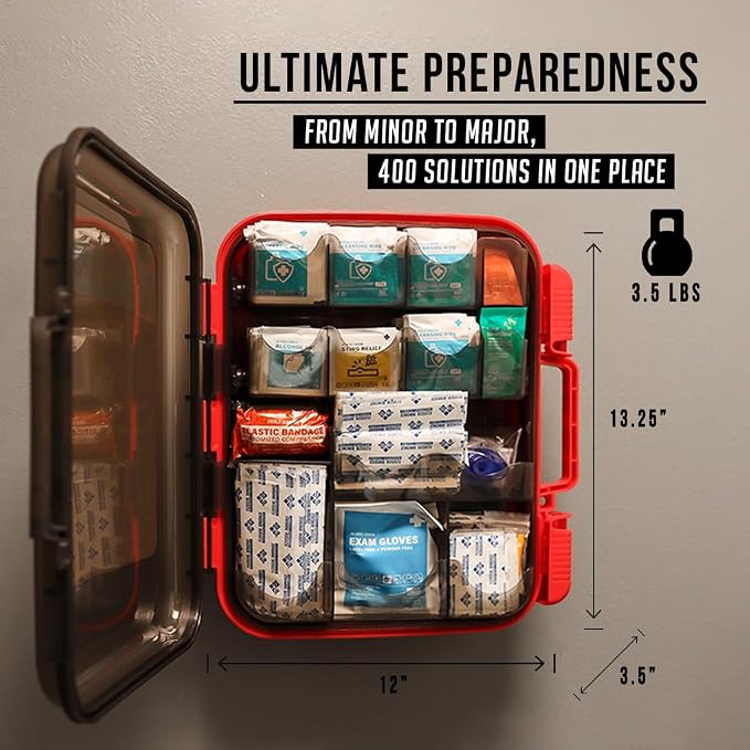EVERLIT 400 Pcs OSHA/ANSI Compliant First Aid Kit Type III Class A Medical Kit - Image 5