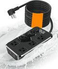 Outdoor Power Strip Weatherproof, Waterproof Surge Protector by QIYUANAmphibiousPowerSystem