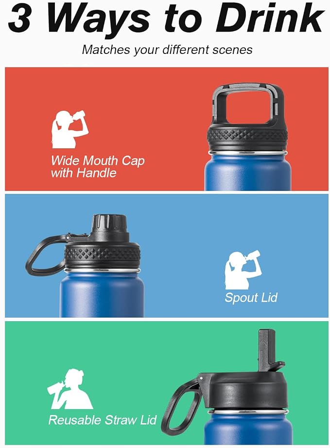 Coolflask Water Bottle 24 oz Insulated - Image 5