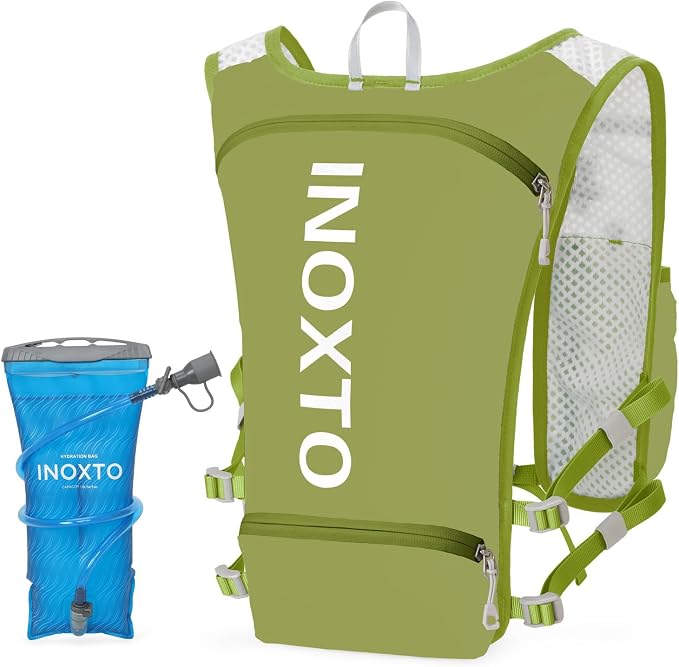 INOXTO Running Hydration Vest Backpack, Lightweight Insulated Pack by INOXTO