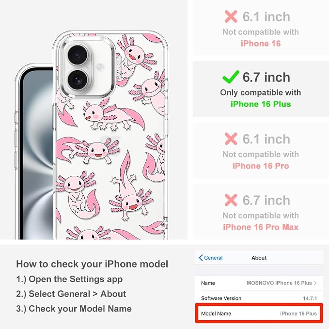 MOSNOVO Case for iPhone 16 Plus - Image 2