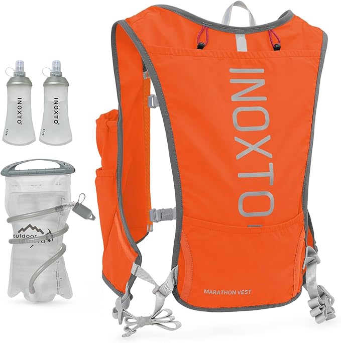 INOXTO Running Hydration Vest Backpack, Lightweight Insulated Pack by INOXTO