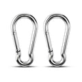 Large Carabiner Clip Hooks, 304 Stainless Steel Spring Snap Hook Fits Camping by KINLINK