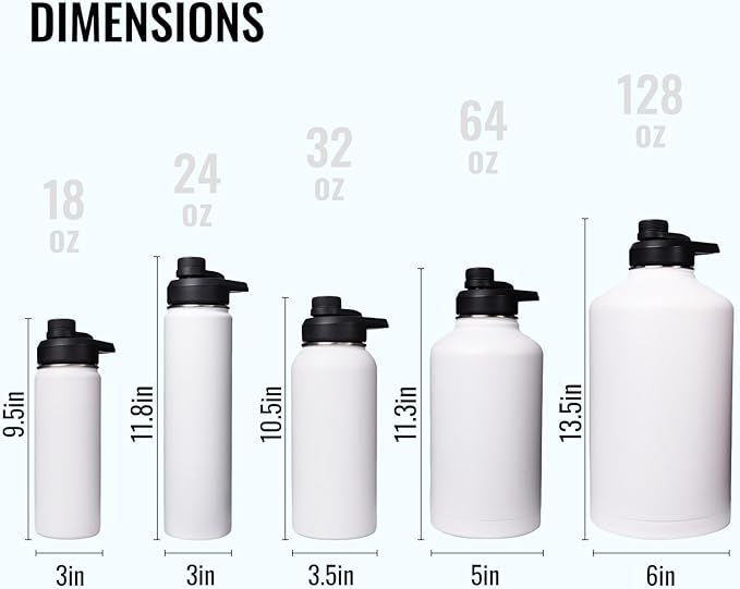 Fijinhom 32 oz Insulated Water Bottle - Image 7