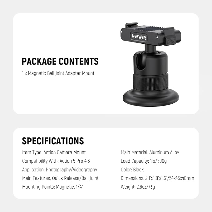 NEEWER Magnetic Camera Mount Compatible - Image 8