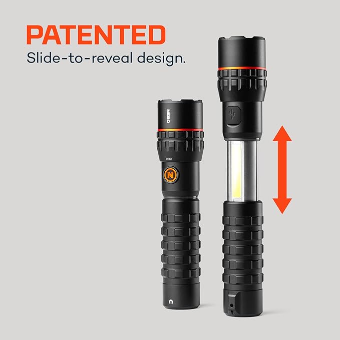 NEBO SLYDE KING Flashlight | High Lumens, Rechargeable COB Work Light & LED - Image 5