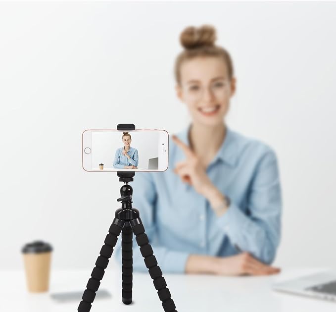 Phone Mini Tripod, Ruittos Premium Flexible Mobile Phone Tripod Stand Compatible - Image 9