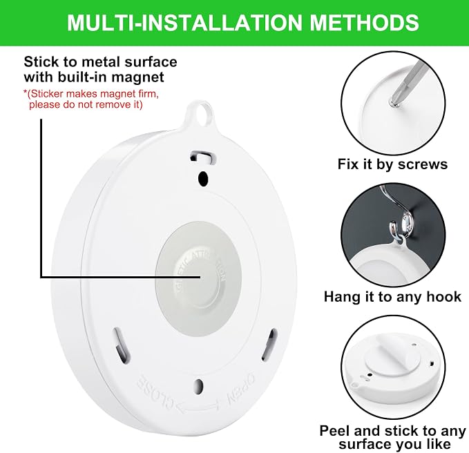 Mlambert 4 Pack Motion Sensor LED Night Light, Cordless Battery-Powered - Image 4