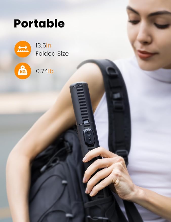 ANXRE 71" Phone Tripod, NT79 Extendable Selfie Stick - Image 6