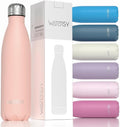 WATERSY Stainless Steel water bottles, 17oz/500ml Insulated Water Bottles by Watersy