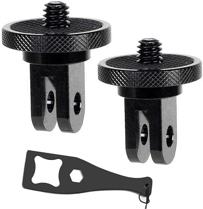 Aluminum Camera Tripod Adapter 1/4"-20 Conversion Adapter Mounts Compatible - Image 3