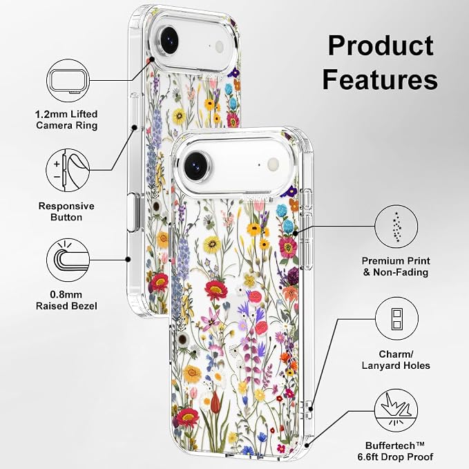 MOSNOVO for iPhone Air Case | Military Grade 6.6ft Drop Tested | Camera Control - Image 7