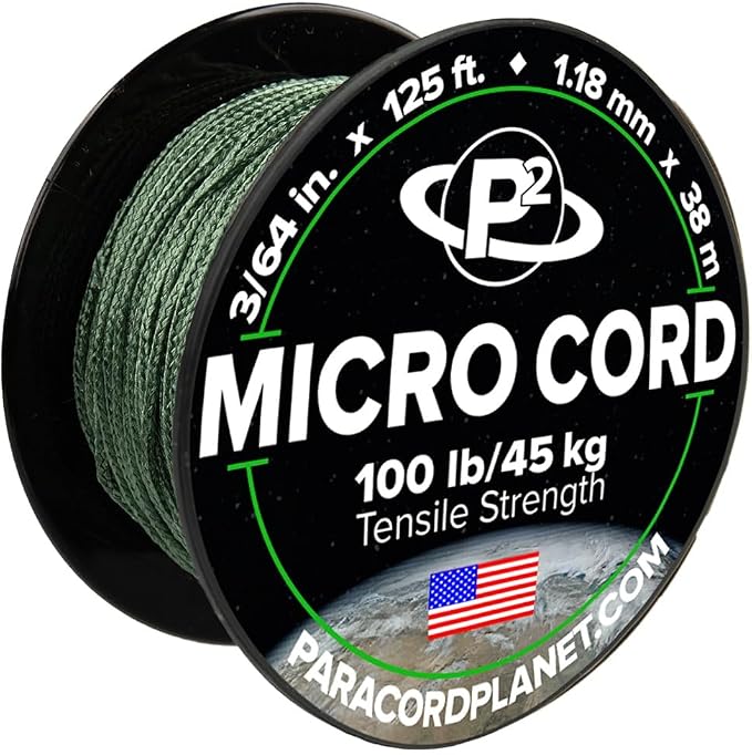 Paracord Planet Micro Paracord – Thin Braided Cord by ParacordPlanet