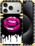 for iPhone 17 Pro Max Case Luxury Golden Decoration by Unknown