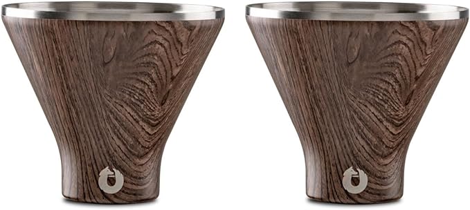 Snowfox Premium Vacuum Insulated Stainless Steel Martini Glass, Martinis Stay by Snowfox