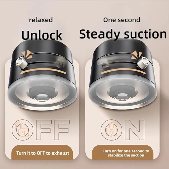 Oudvaker Foldable Magnetic Vacuum Phone Holder, 360° Electric Suction Car Mount - Image 3