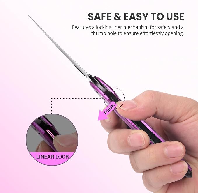 FUNBRO Pink Multitool Carabiner, Stocking Stuffers Gifts - Image 7