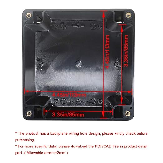 LeMotech Project Box ABS Plastic IP65 Waterproof Dustproof Electrical Junction - Image 2