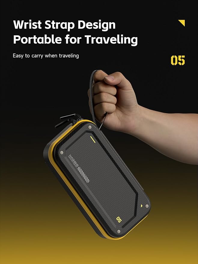 Hagibis Electronic Organizer Traveling Case Bag EVA Hardshell PU Portable - Image 7