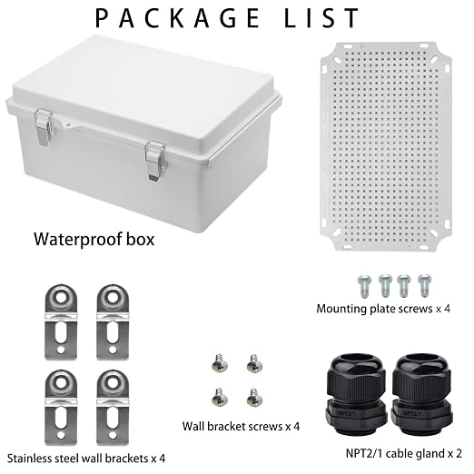 Waterproof Electrical Box Junction Box Weatherproof IP67 ABS Plastic Enclosure - Image 4