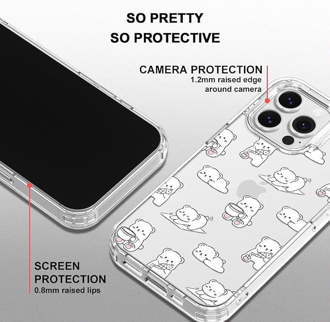 MOSNOVO for iPhone 16 Pro Max Case, Shockproof Military-Grade Protection 6.6ft - Image 4